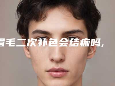 眉毛二次补色会结痂吗,第二次补眉毛结痂图