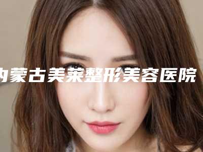 内蒙古美莱整形美容医院张广民医生,韩冰雪医生技术点评
