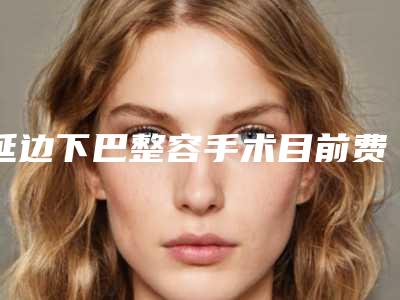 延边下巴整容手术目前费用是多少钱
