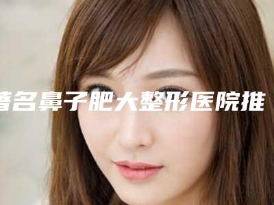 著名鼻子肥大整形医院推荐:鼻子肥大整形医院top30快速盘点